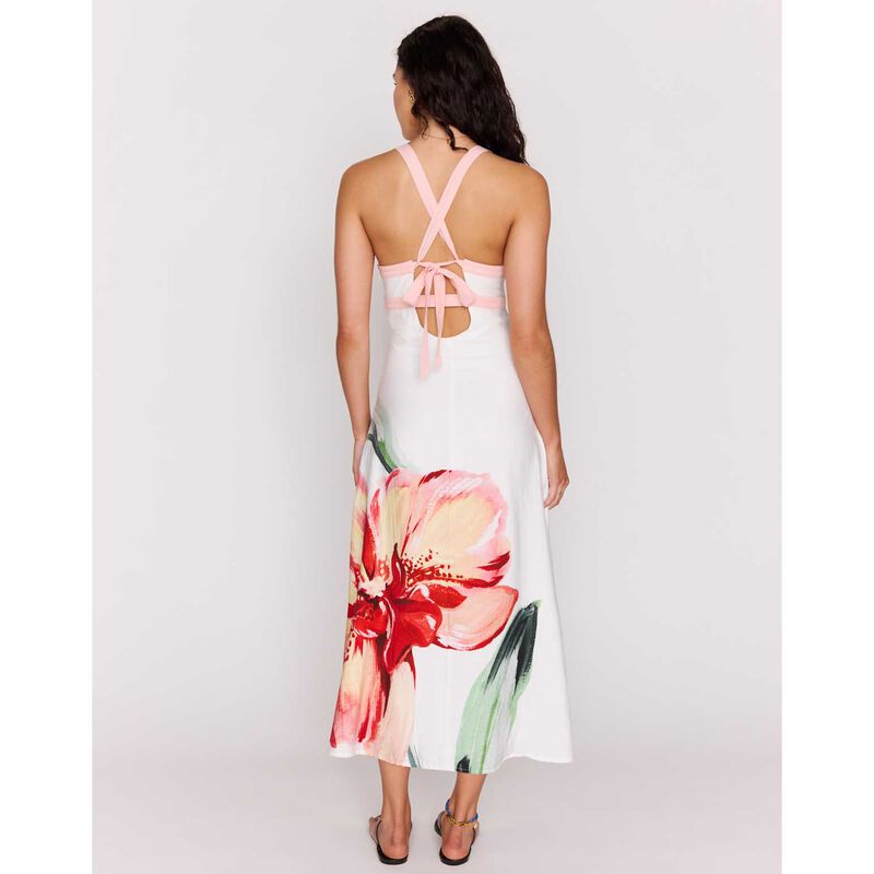 MINKPINK Zinnia Cross Back Midi Dress image number 1